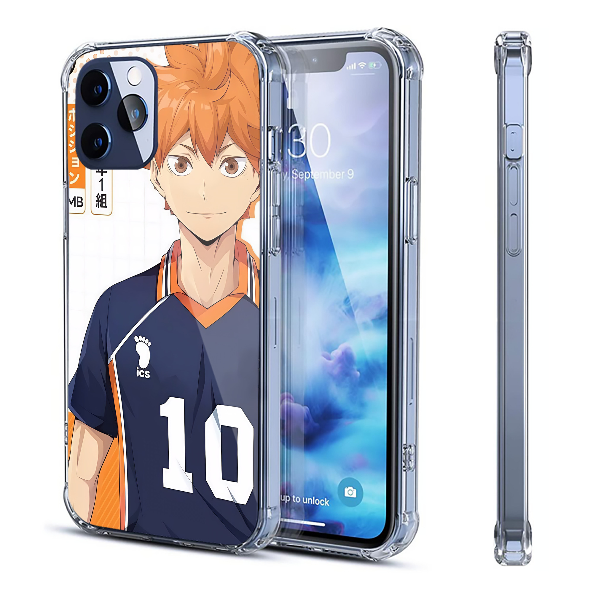 （画像用） ハイキュー!! Haikyu!! 【iPhone 12シリーズ対応】透明スマホケース（クリアソフトケース）
